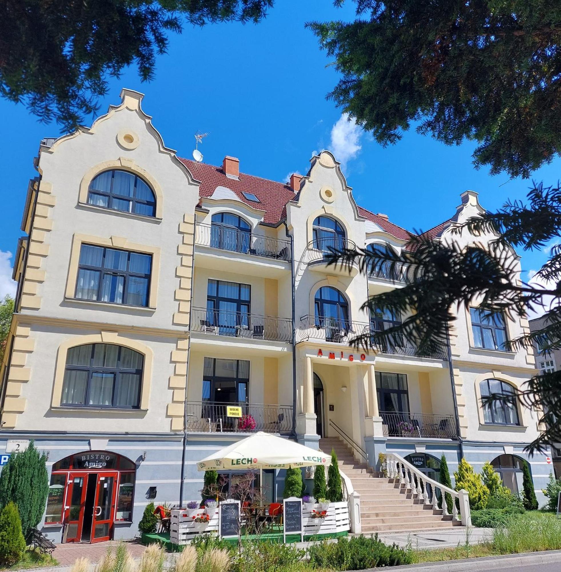Hotel Osrodek Amigo Swinemünde Exterior foto