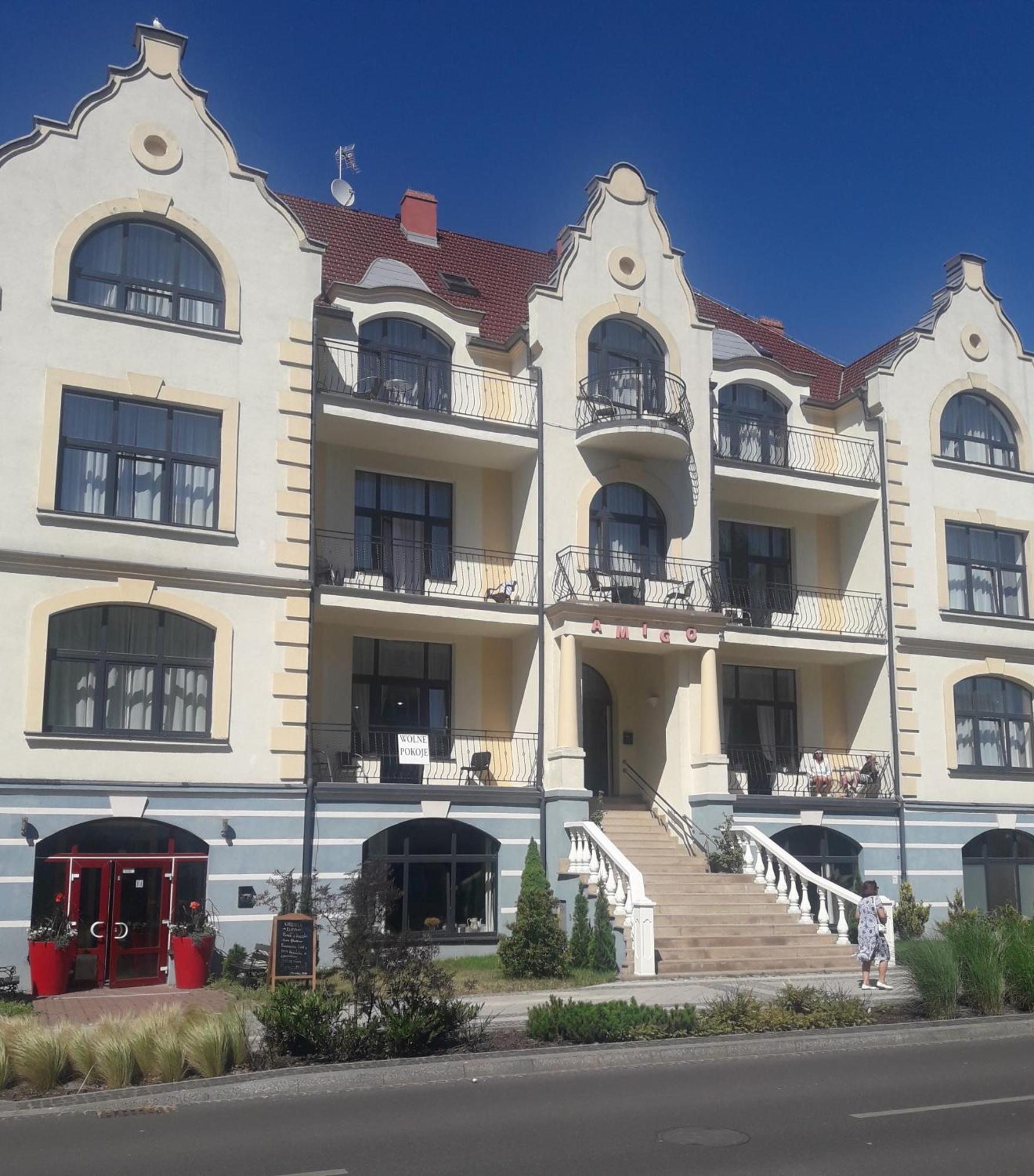 Hotel Osrodek Amigo Swinemünde Exterior foto